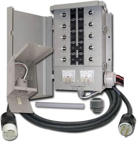 electrical trnasfer boxes|Connecticut Electric EmerGen Transfer Switch Kit.